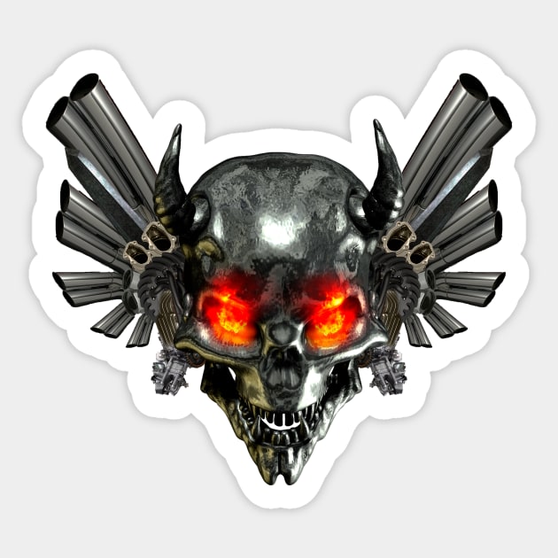 Heavy Metal Sticker by MiguelFirewolf